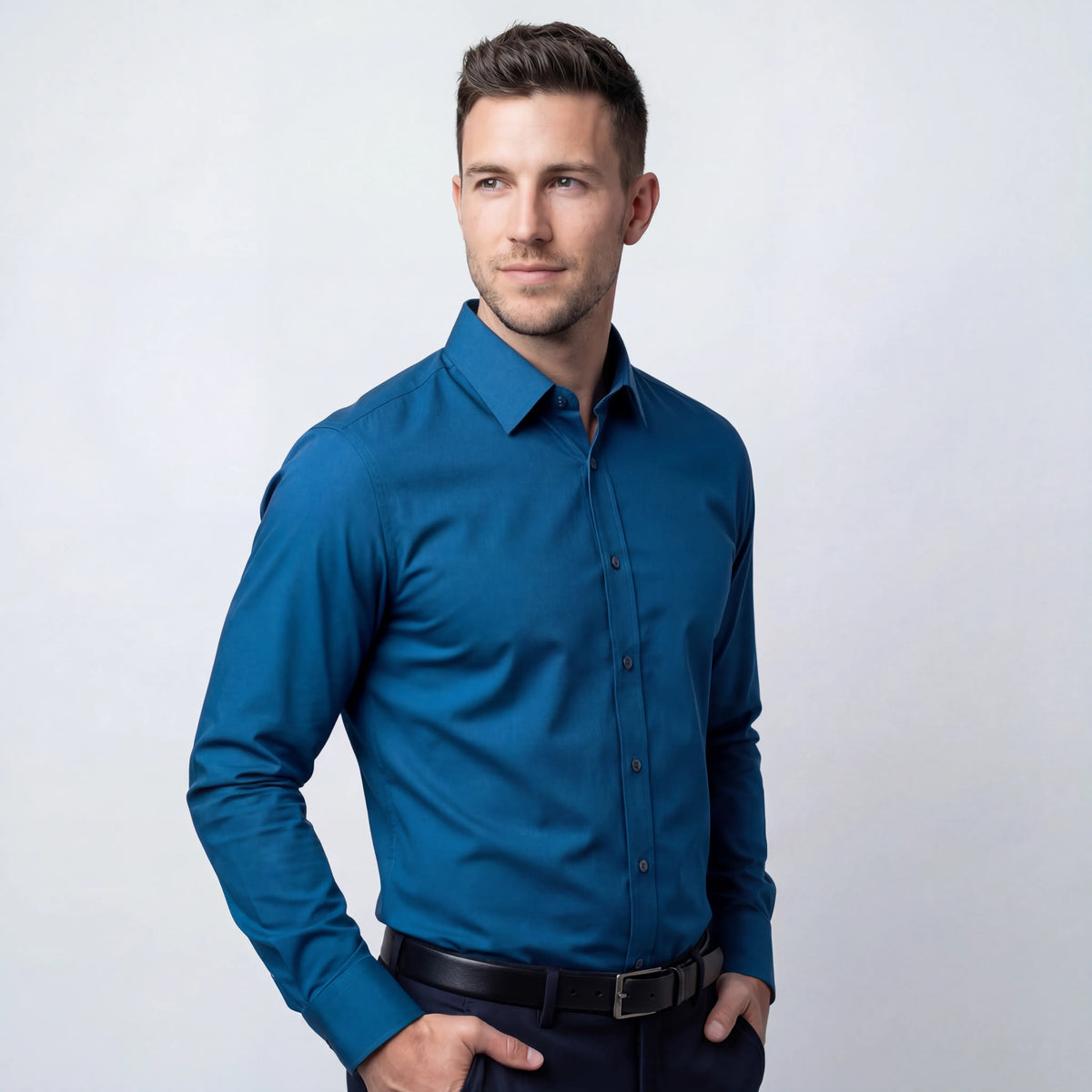 Wrinkle-Free Tailored-Fit Shirt