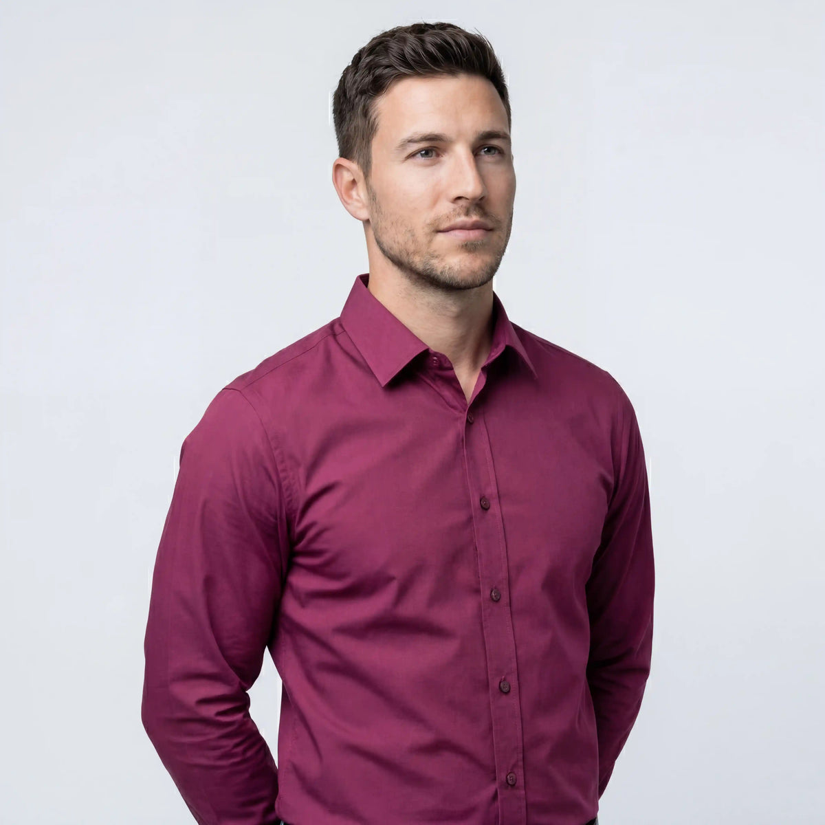 Wrinkle-Free Tailored-Fit Shirt