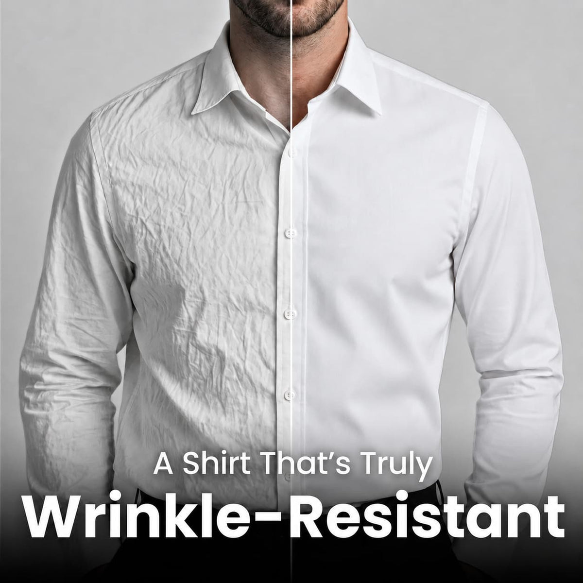 Wrinkle-Free Tailored-Fit Shirt
