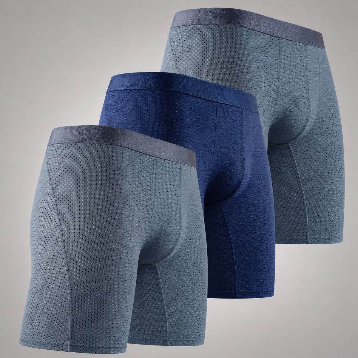 Performance Long Boxer Briefs – Comfort, Support & Breathable Fabric (Buy 2, Get 1 FREE)